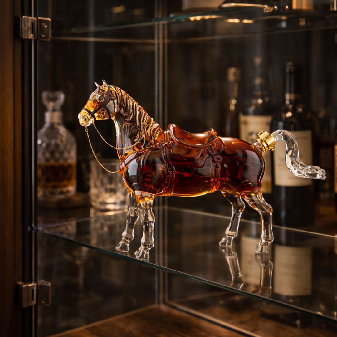 Butelka whiskey - Edycja koń