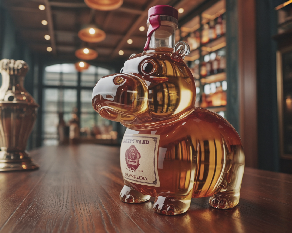Butelka whisky - Edycja Hippo