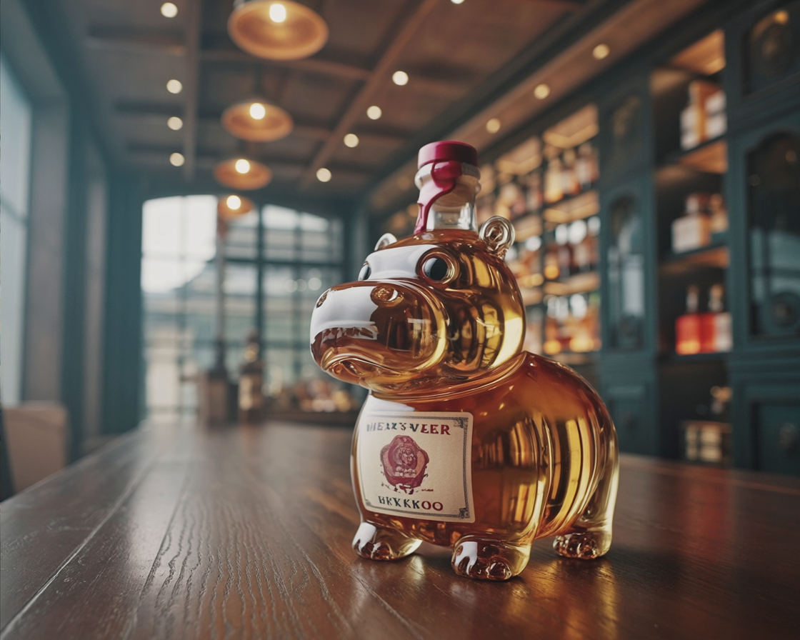 Butelka whisky - Edycja Hippo