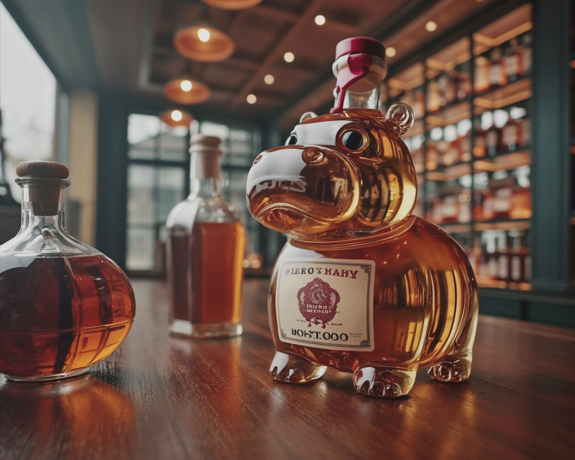Butelka whisky - Edycja Hippo