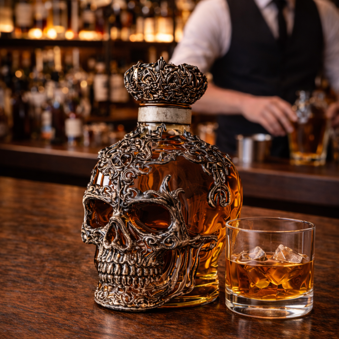 Butelka Whisky - Edycja Czaszek