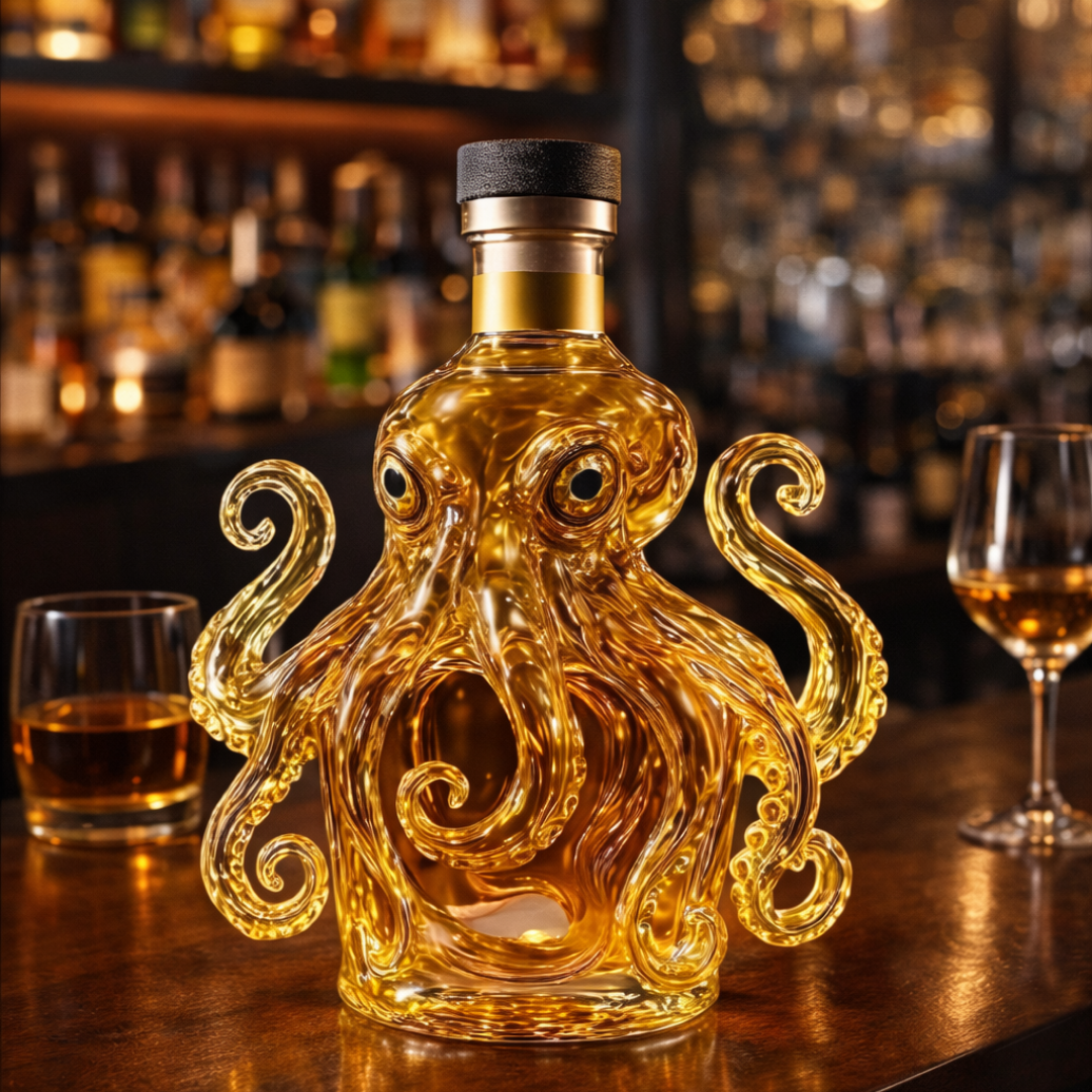 Butelka whisky - Edycja Ośmiornica