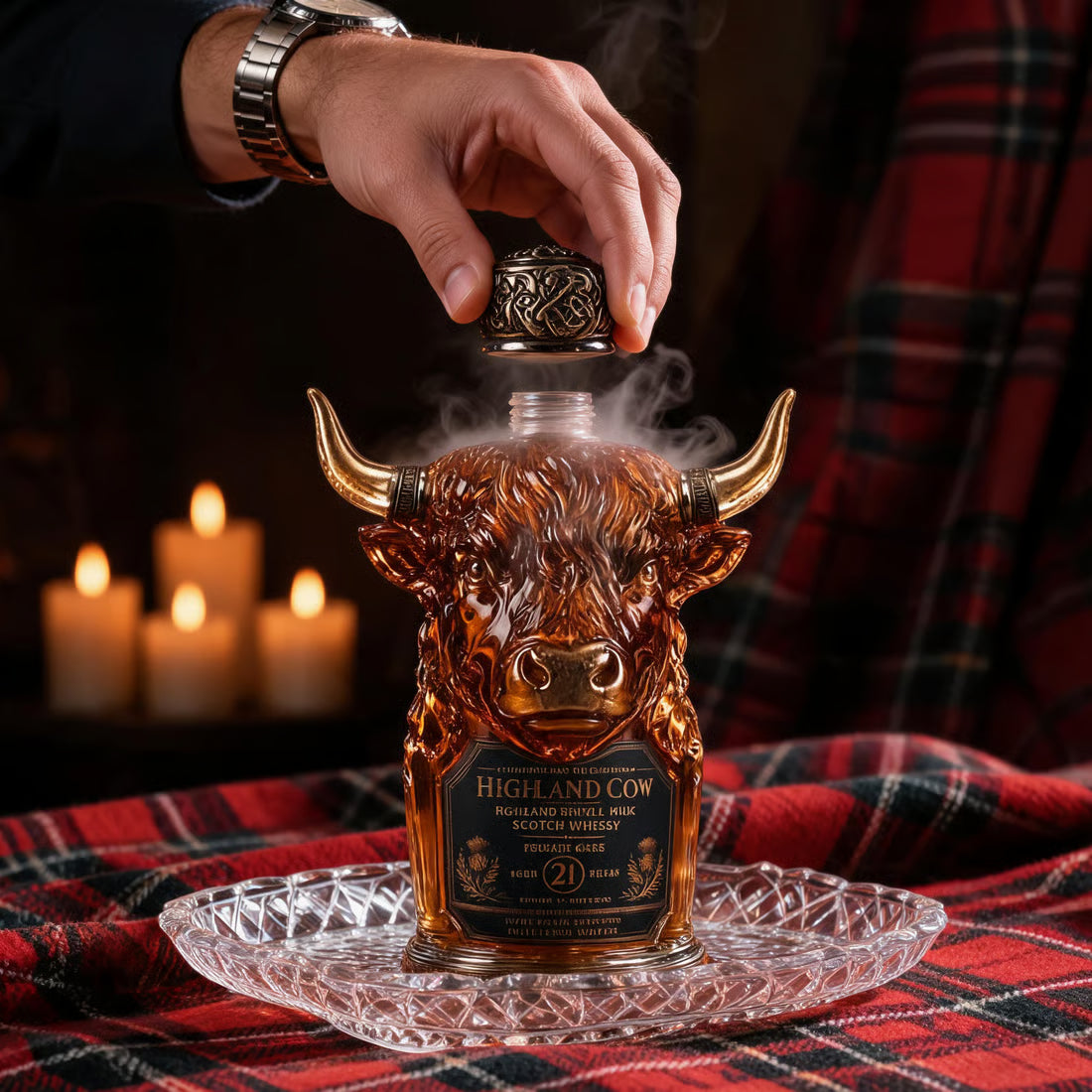Edycja Highland Cow – Dekanter do whisky
