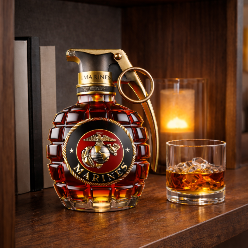 Butelka Whisky - Edycja Granatowa