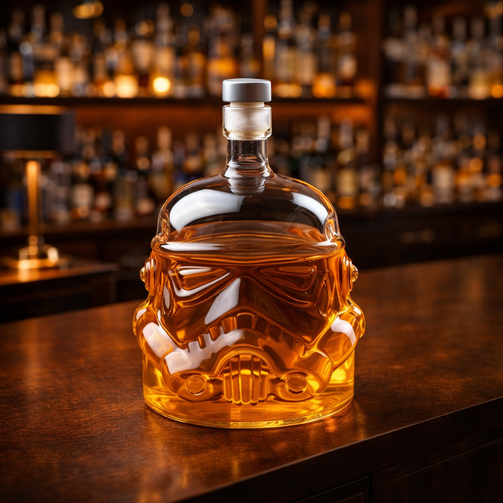 Whisky Butelka - Zestaw Butelki i Szklanek
