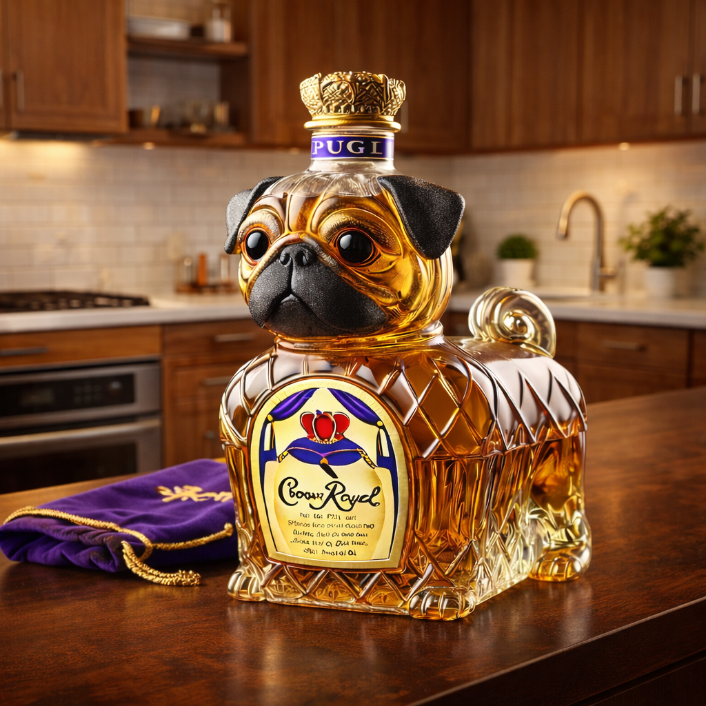Butelka Whisky - Edycja Francuski Bulldog