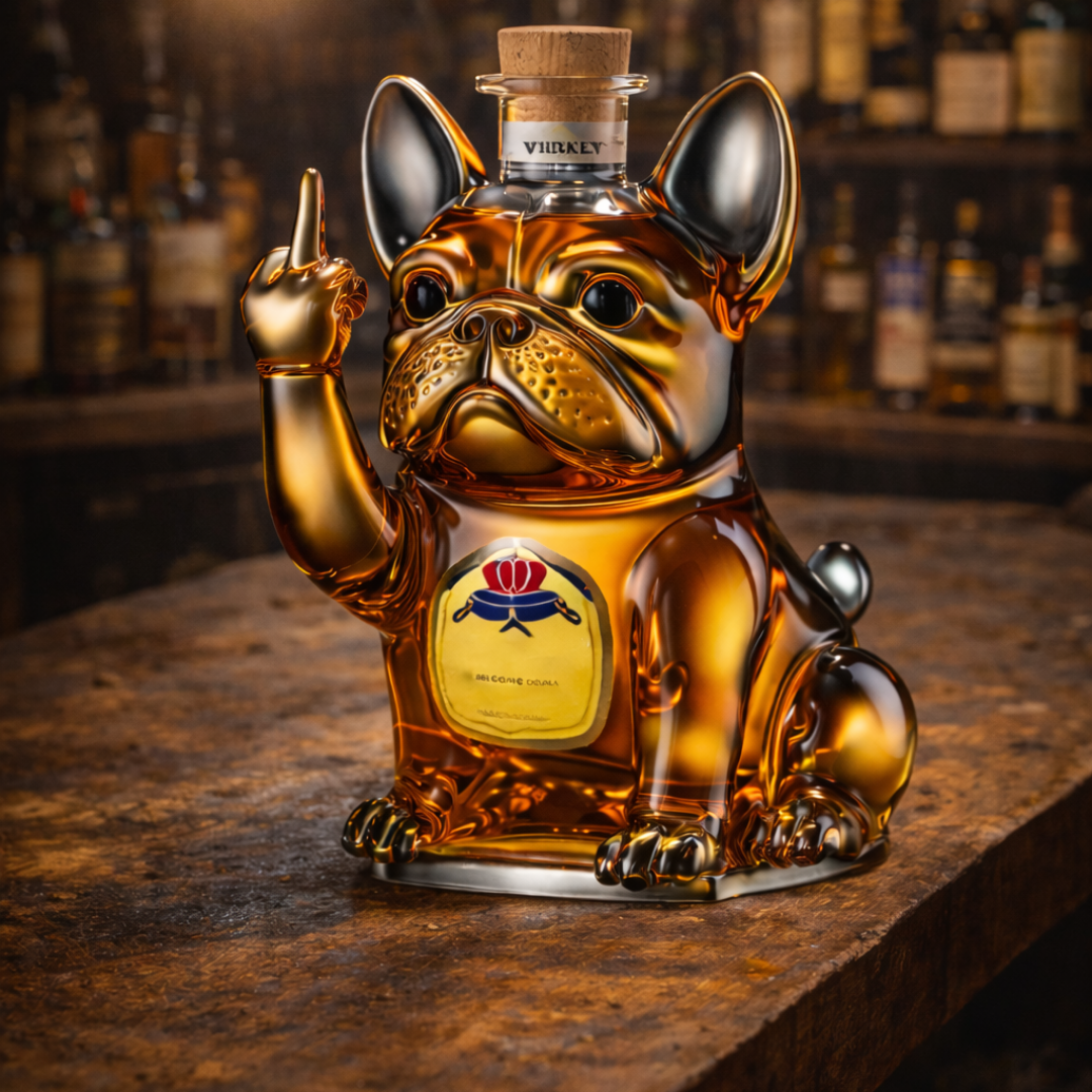 Butelka whisky - Edycja dla psów