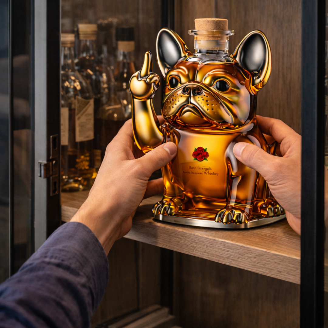Butelka whisky - Edycja dla psów