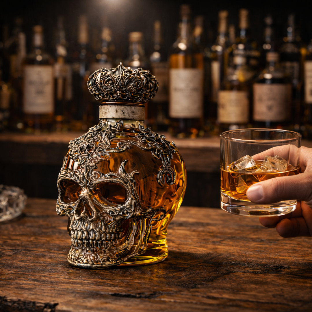 Butelka Whisky - Edycja Czaszek