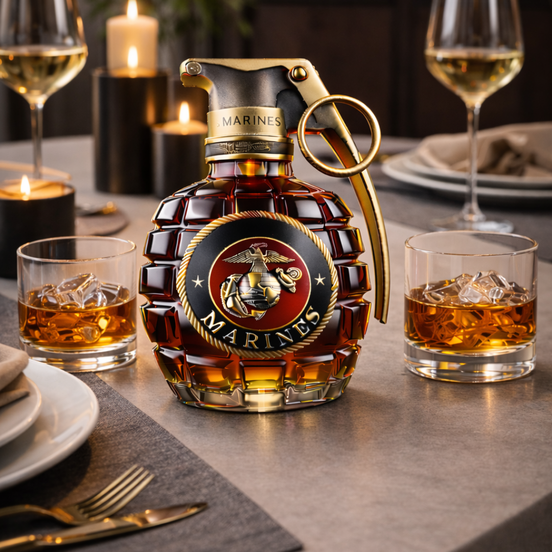 Butelka Whisky - Edycja Granatowa