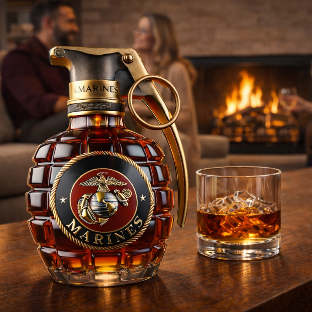 Butelka Whisky - Edycja Granatowa