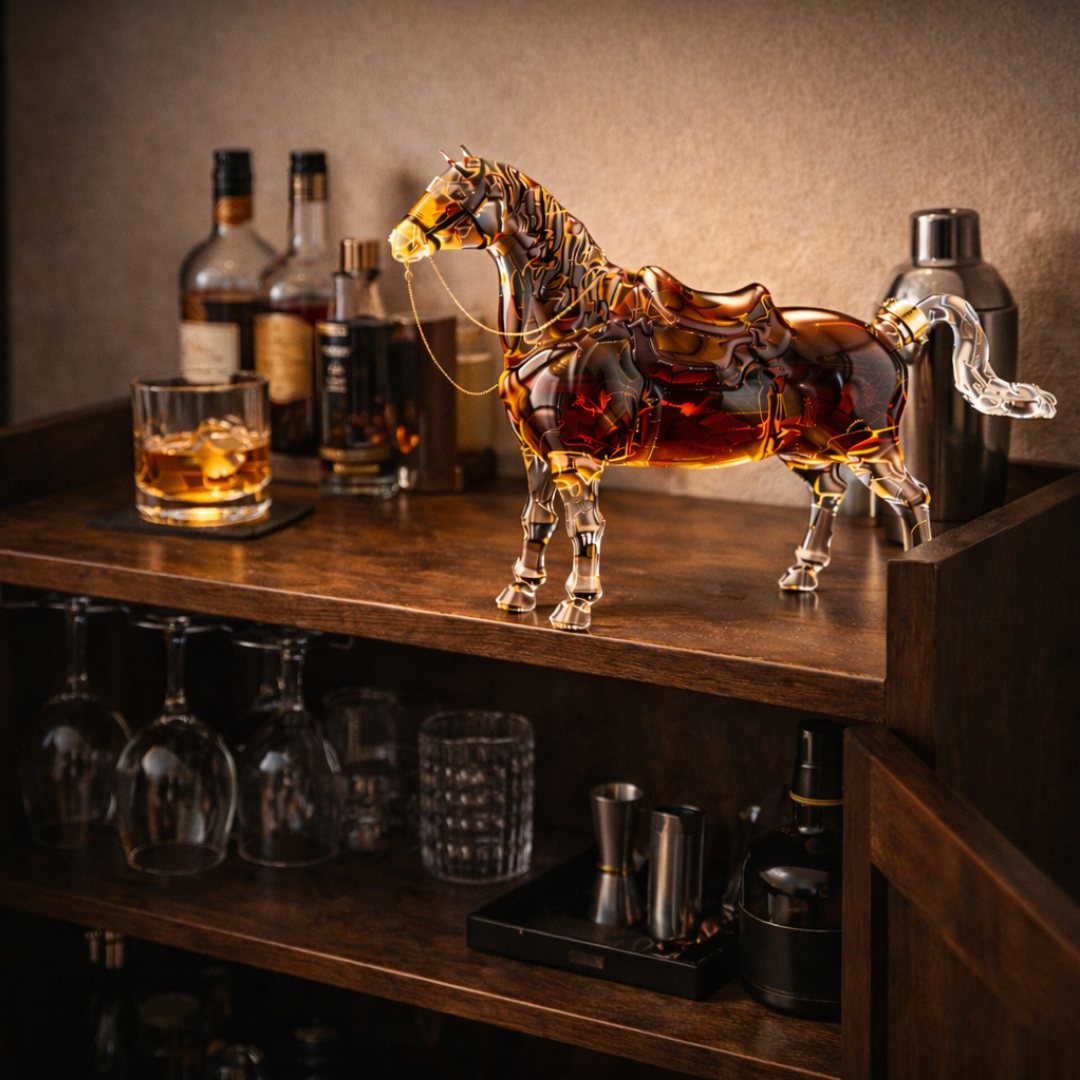 Butelka whiskey - Edycja koń