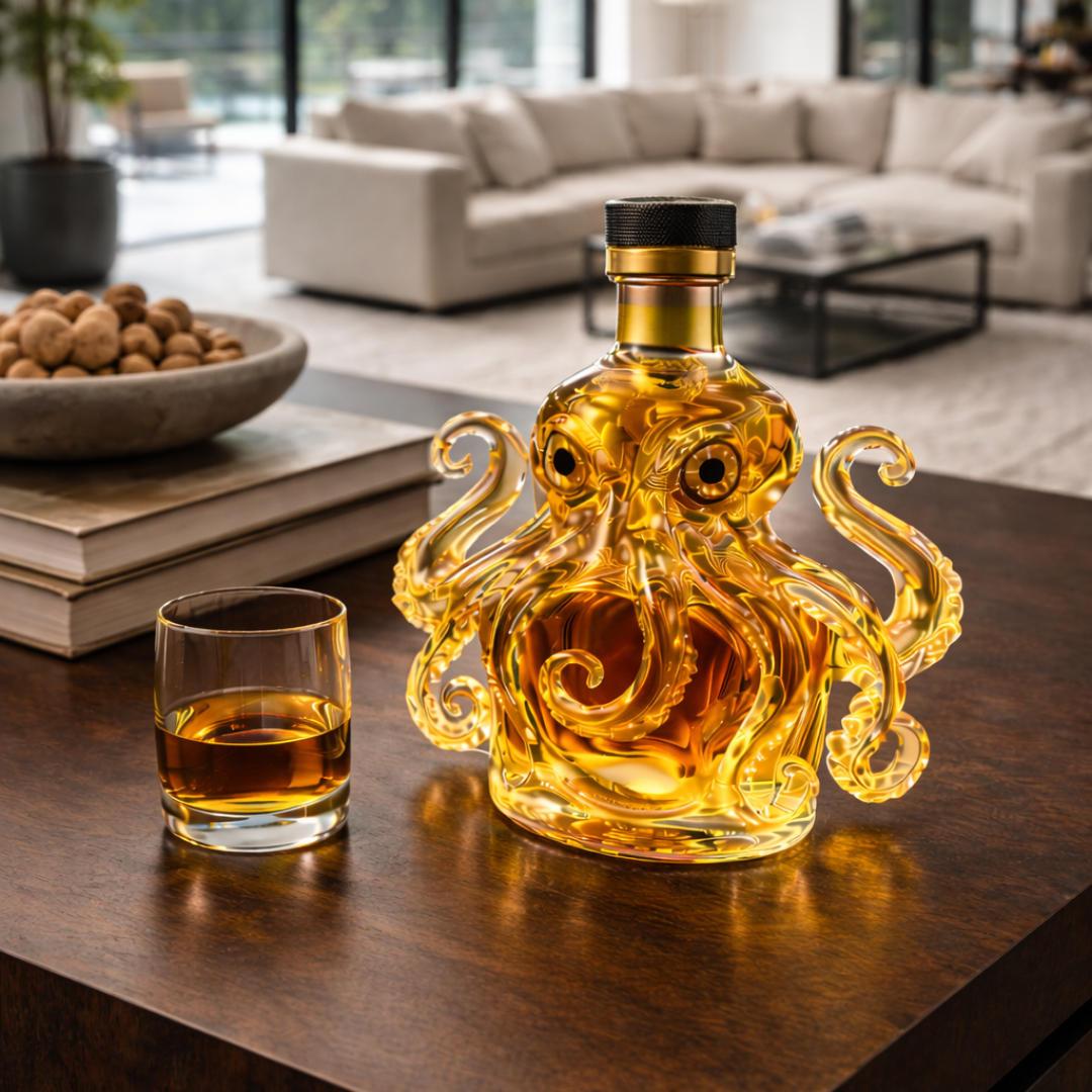 Butelka whisky - Edycja Ośmiornica