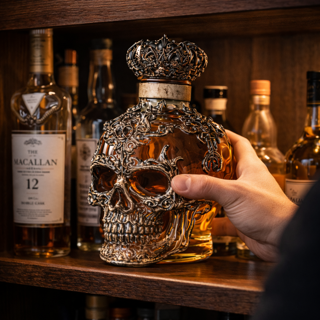 Butelka Whisky - Edycja Czaszek