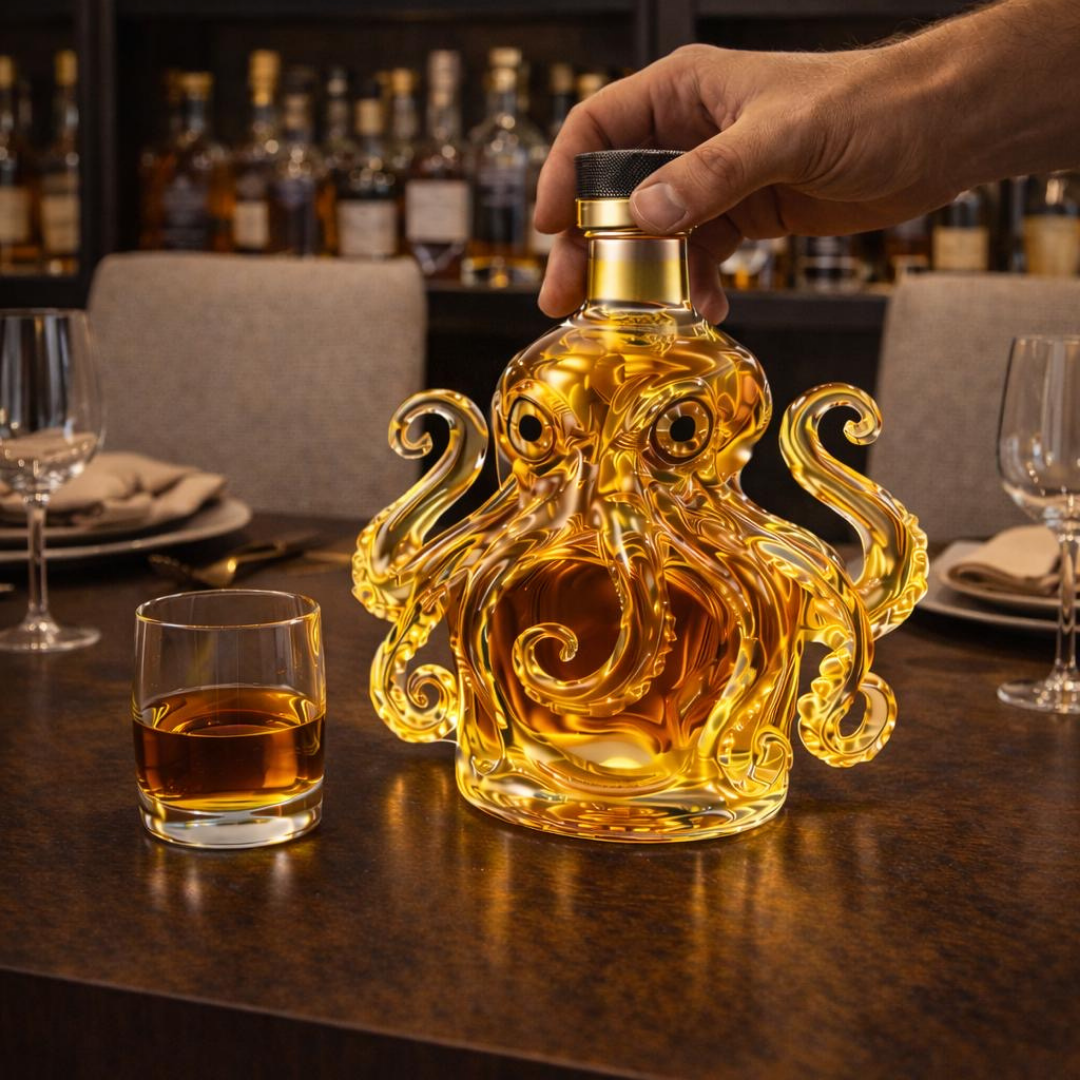 Butelka whisky - Edycja Ośmiornica