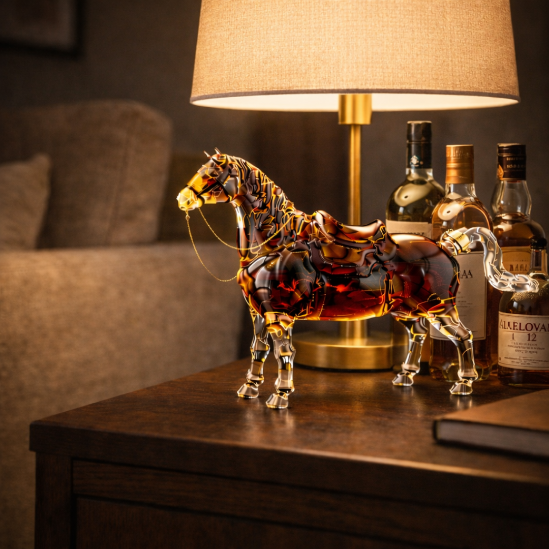Butelka whiskey - Edycja koń