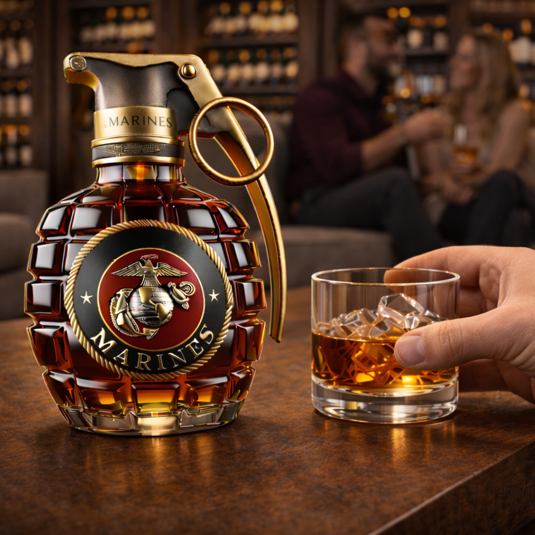 Butelka Whisky - Edycja Granatowa