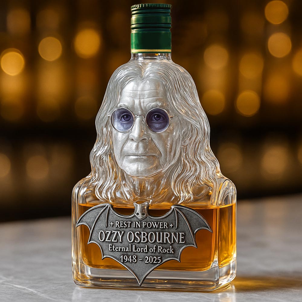 Uwiecznione w szkle — butelka whisky na cześć Ozzy'ego Osbourne'a