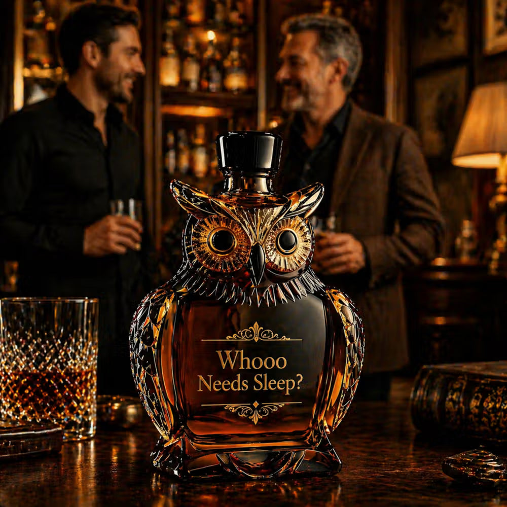 Personalizowana Edycja Sowy – Dekanter do whisky