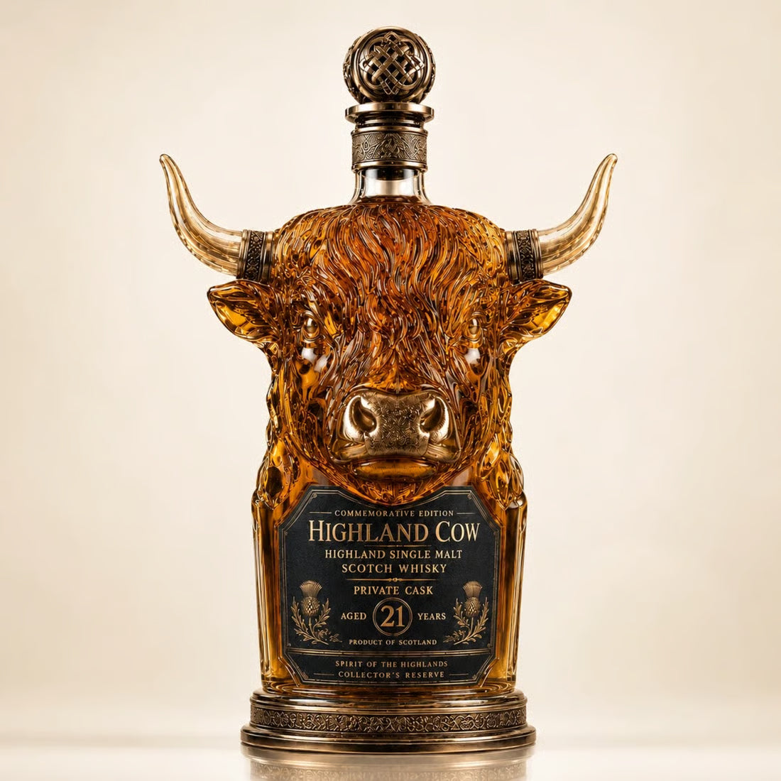 Edycja Highland Cow – Dekanter do whisky