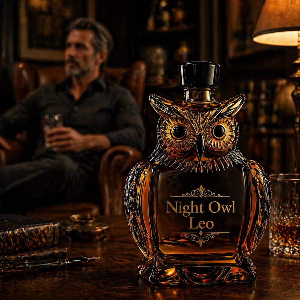 Personalizowana Edycja Sowy – Dekanter do whisky